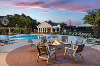 Fire pit with cozy seating